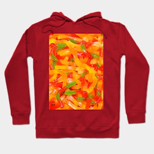 Gummy Worms Candy Photo Hoodie